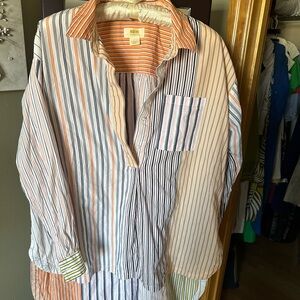 Multicolor Striped Women’s Shirt